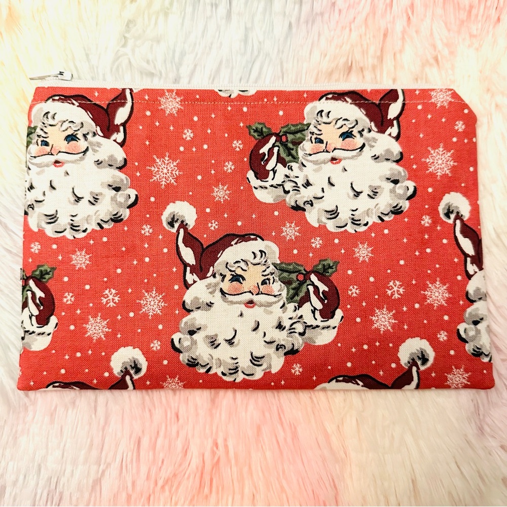 Handmade Retro Santa Claus Cotton Storage Bag